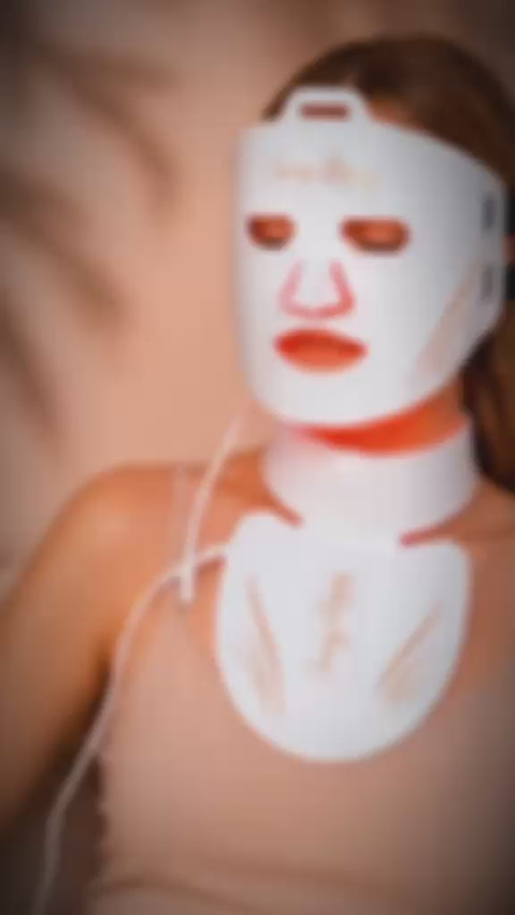 Red Light Therapy Mask for Face and Neck