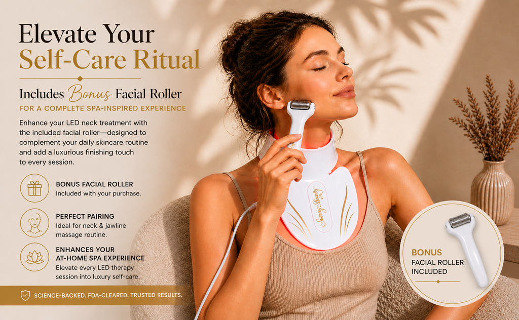 Red Light Therapy Mask for Face and Neck